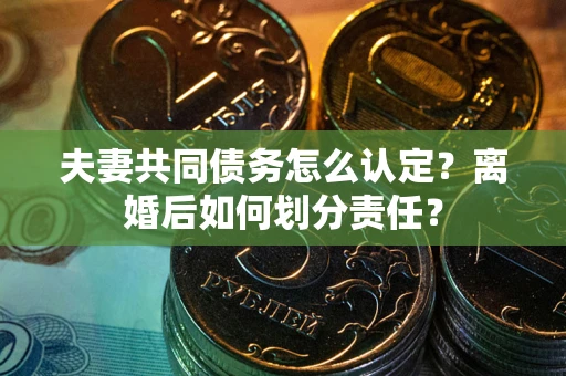 北京夫妻共同债务怎么认定？离婚后如何划分责任？