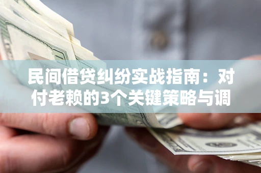 北京民间借贷纠纷实战指南：对付老赖的3个关键策略与调解盲区解析