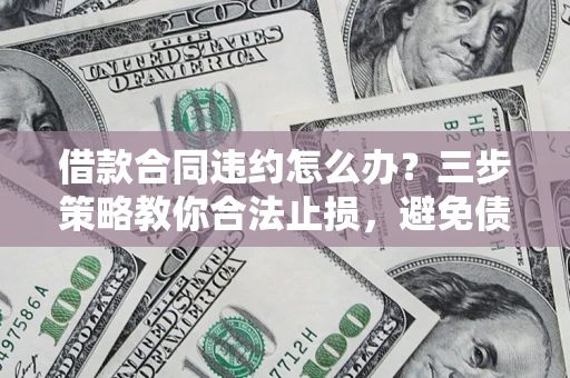 北京借款合同违约怎么办？三步策略教你合法止损，避免债务危机升级