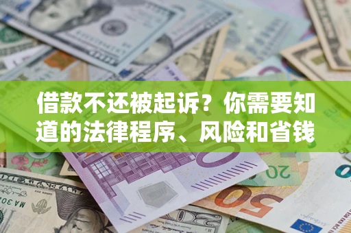 北京借款不还被起诉？你需要知道的法律程序、风险和省钱技巧